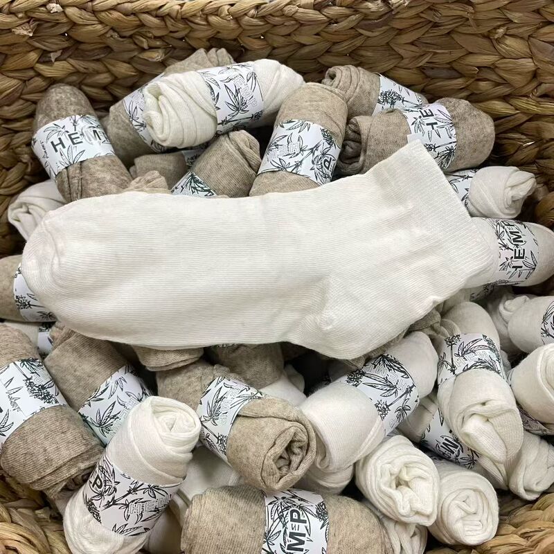 Value-For-Money Pure Linen Socks, Adult Long Socks, Mid-Calf Socks, Non-Stinky, Breathable, Antibacterial and Anti-Mite