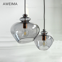 Danish simple personality 3-color glass restaurant chandelier Nordic mood modern bedside Grace bedside chandelier