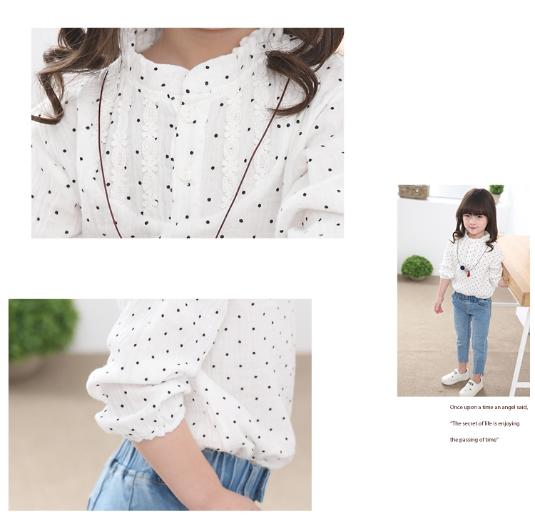 Chemise fille à manche longue - Ref 2084730 Image 13