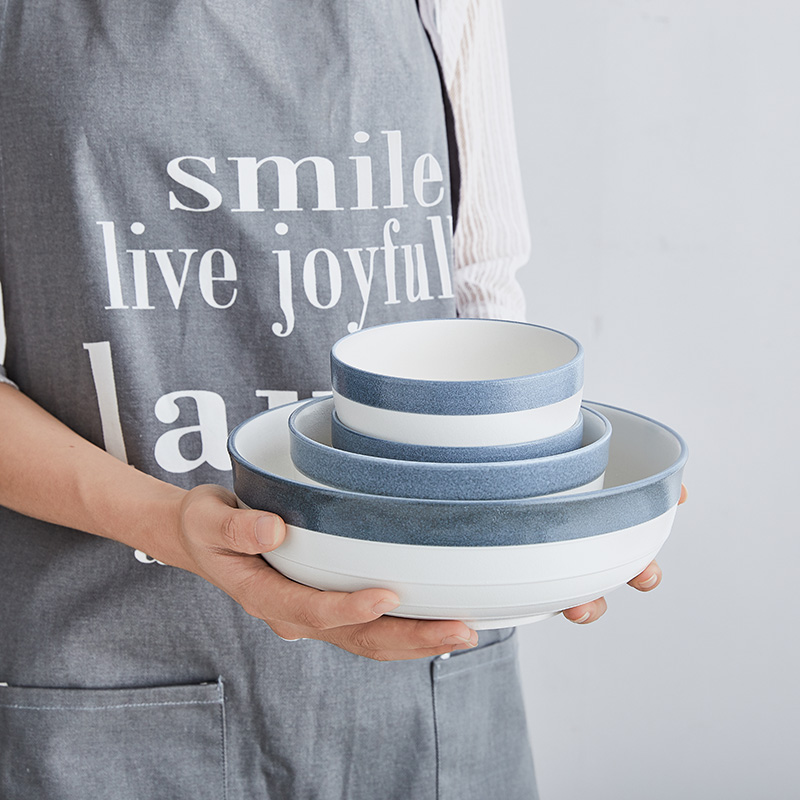 Orange leaf tableware Nordic contracted web celebrity ins dishes suit household Japanese - style meal plate ceramic bowl diy lambert
