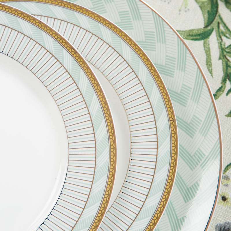 Orange leaf ipads porcelain tableware dishes suit household European - style combination notes in jingdezhen ceramics Chinese dishes chopsticks
