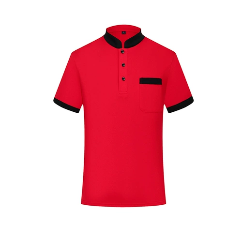 Футболка для работы, летний чай с молоком, короткий рукав