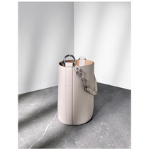 (AJ AOIRJ UK) niche design New leather large-capacity bucket bag one-shoulder diagonal cross-tote bag