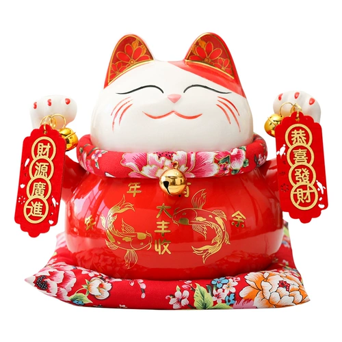 Fortune Cat Diseam Большой Деньги Танк Дом Гостиной Офис Магазин Магазин Открытые подарки подарки для Fortune Cat