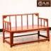 Gỗ hồng mộc Miến Điện mới Trung Quốc gỗ rắn chaise longue sofa lớn trái cây gỗ hồng phòng khách bảy mảnh đặt đồ nội thất bằng gỗ gụ - Bộ đồ nội thất