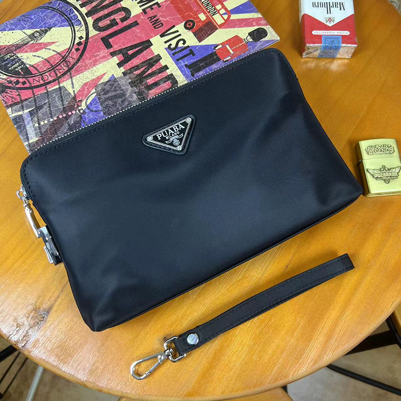 2026 Summer New Style European and American Men's Business Password Lock Clutch Bag Waterproof Oxford Cloth Large Capacity Clutch Wallet