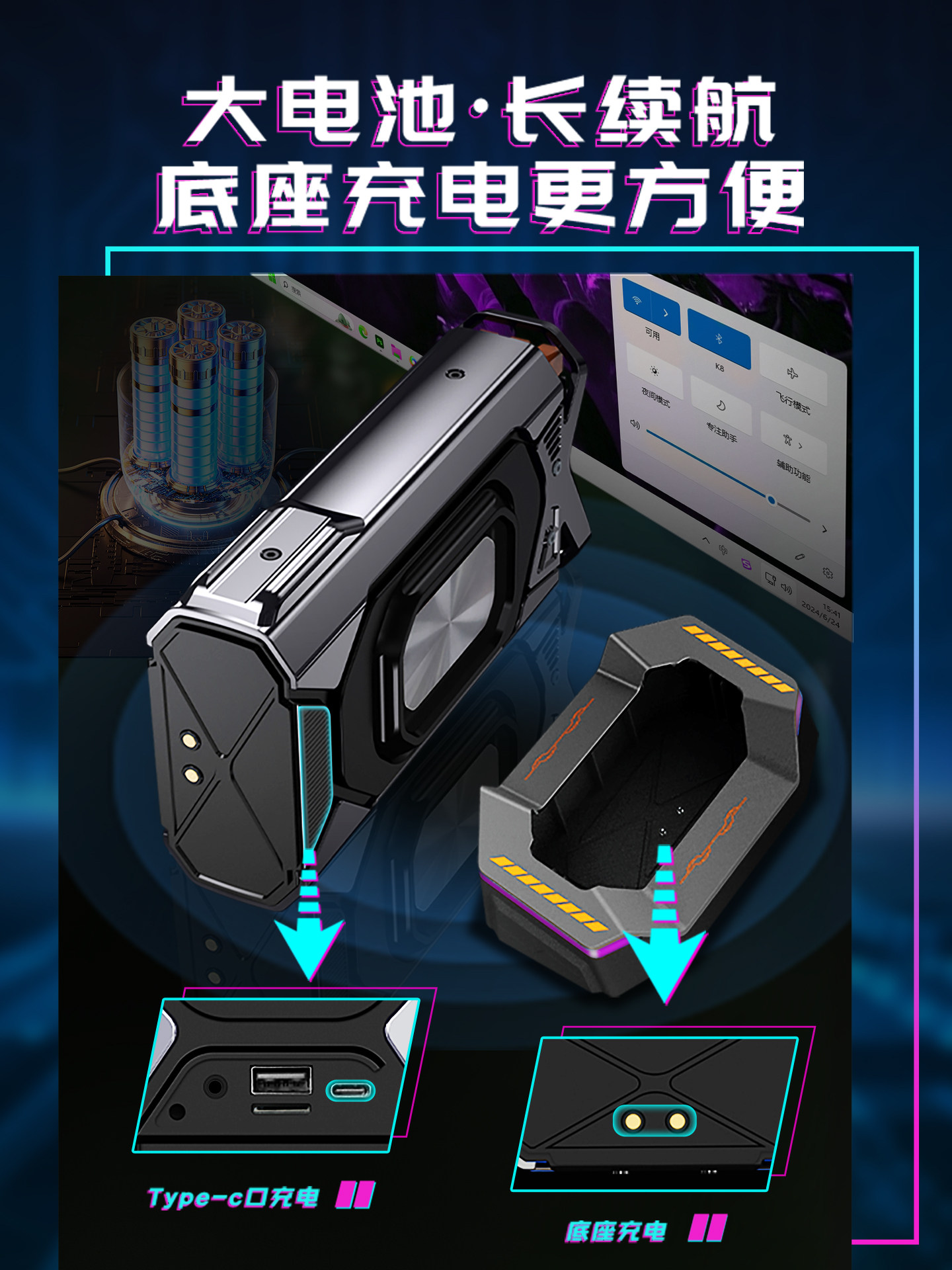 Newman Bluetooth Speaker High-Quality Wireless Desktop Speaker with Cyberpunk Style Subwoofer Outdoor Portable