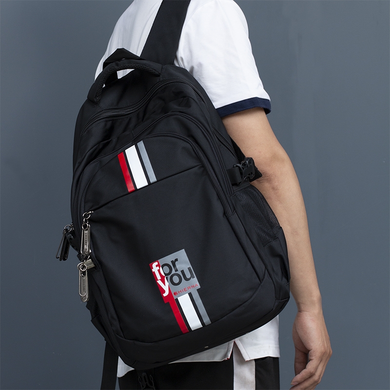 Tide Card Large Capacity Waterproof Schoolbag Men Han Edition High School Students Double Shoulder Bag College Student Fashion 100 Hitchhiking Backpack-Taobao