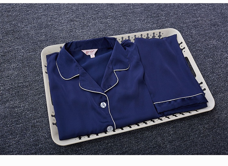 Pyjama mixte en Soie à manches longues - Ref 3006013 Image 18