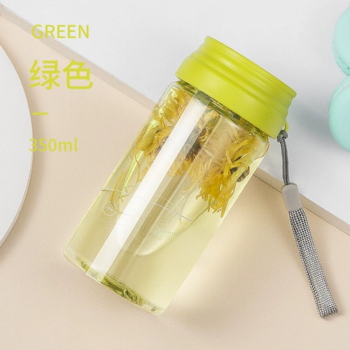 希乐 Пластиковый портативный детский ударопрочный милый чайник подходит для мужчин и женщин, простой и элегантный дизайн