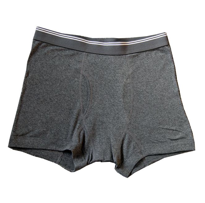 Muji cotton nam phía trước mở tóm tắt bốn góc quần lót cotton cao cấp đàn hồi bọc riêng sịp đùi nam