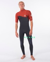 RIP CURL2mm surf cold suit wet suit wetsuit diving suit snorkeling sun protection short sleeve no zipper set