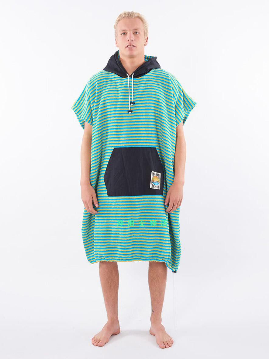 Rip Curl Surf Closed Towels Swimming Towels Changing Bathrobe Dry Hat for men and women