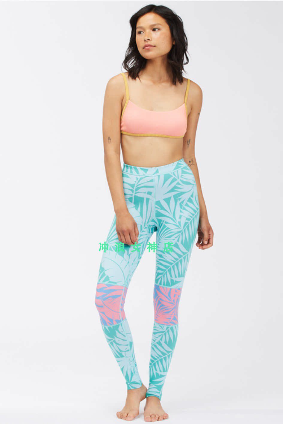 Billabong1mm surfing anti-chill pants warm sunscreen long pants anti-grinding bottom snorkeling seaside for high waisted women