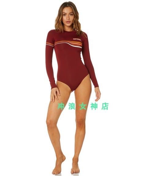 Spot RIP CURL1mm surfing cold suit wetsuit long sleeves one-piece half body snorkeling jellyfish female