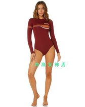 现货RIP CURL1mm 冲浪防寒服湿衣潜水服长袖连体半身浮潜水母衣女