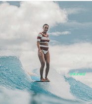 Roxy Hawaii Long Board Champion Goddess Surf Sunscreen Swimsuit Snorkeling Snorkeling Diving Speed Dry Split Woman