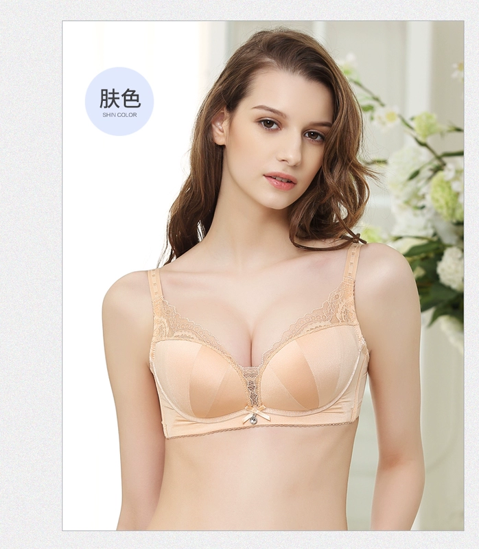 sharefun / Xia Daifang áo ngực tập hợp đồ lót nữ không vòng thép sexy áo ngực ôm sát ngực B cup 8879 - Cộng với kích thước Bras