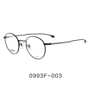 HUGO BOSS眼镜架男圆框钛合金时尚镜框复古眼镜宝岛眼镜配镜0993