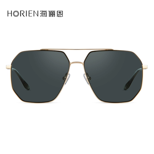 Солнцезащитные очки Hailien, новинка 2025 года, поляризационные солнцезащитные очки в форме жабы с двойным лучом, мужские специальные зеркала для вождения 6858