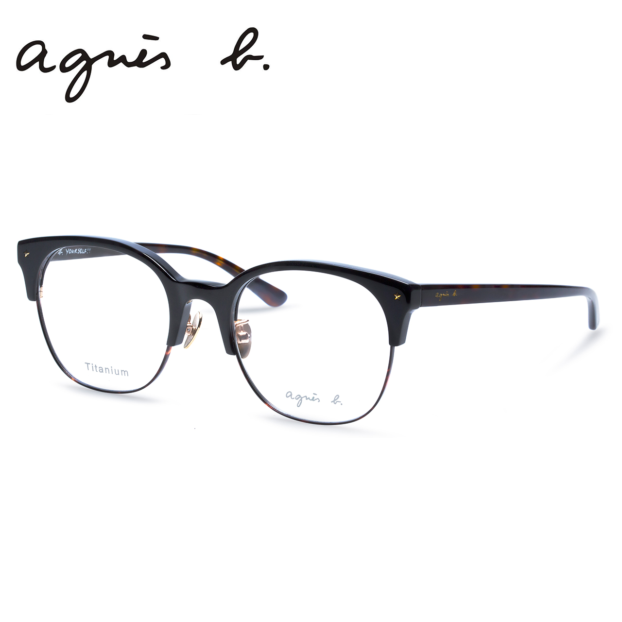 小物 archive agnes b. half-rim eyewear 小物 00s agnes b. half rim sunglasses archive 00s agnes b