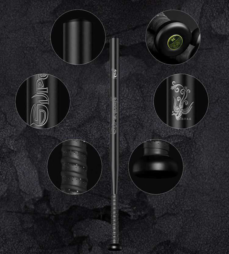 Baseball Bat của nam giới tự vệ xe Baseball Bat tùy chỉnh xe kim loại Composite thép dày tự vệ Stick Suzaku Collector của phiên bản găng tay bóng chày catcher