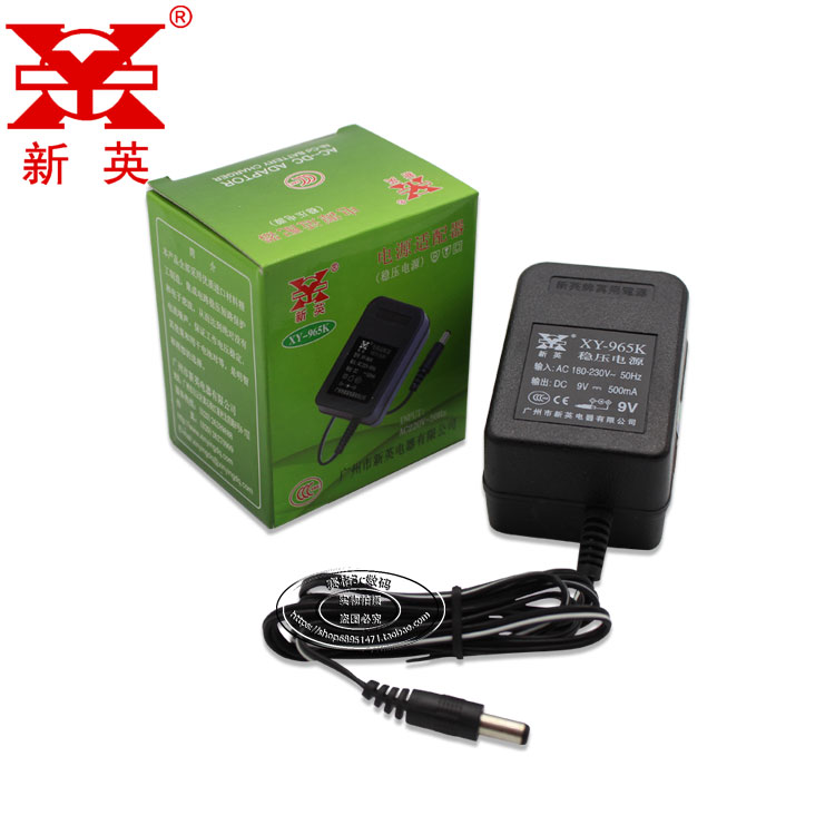 Metrey DD513 electronic drum power supply FJ-SW1260900500DC transformer DC9V 500ma power cord