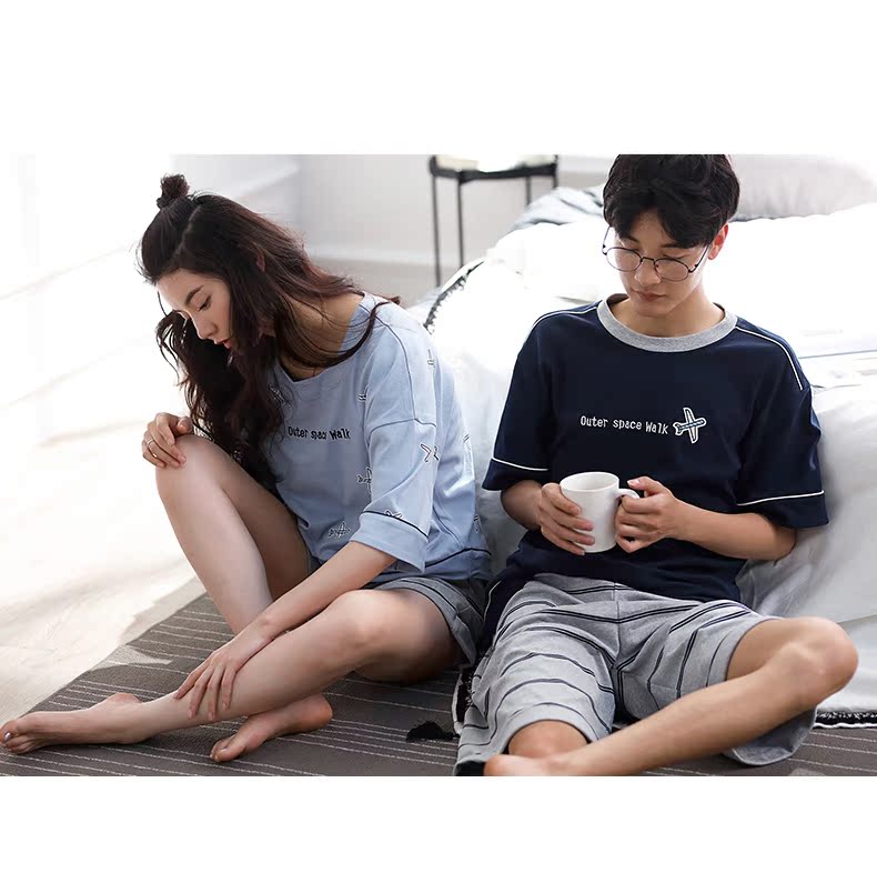 Pyjama mixte en Coton à manche courte - Ref 3005083 Image 10