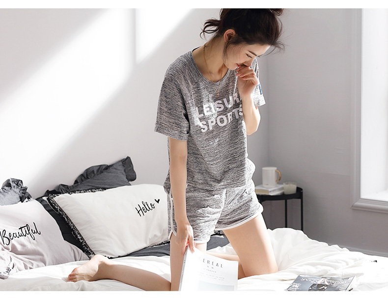 Pyjama mixte en Coton à manche courte - Ref 3005106 Image 19