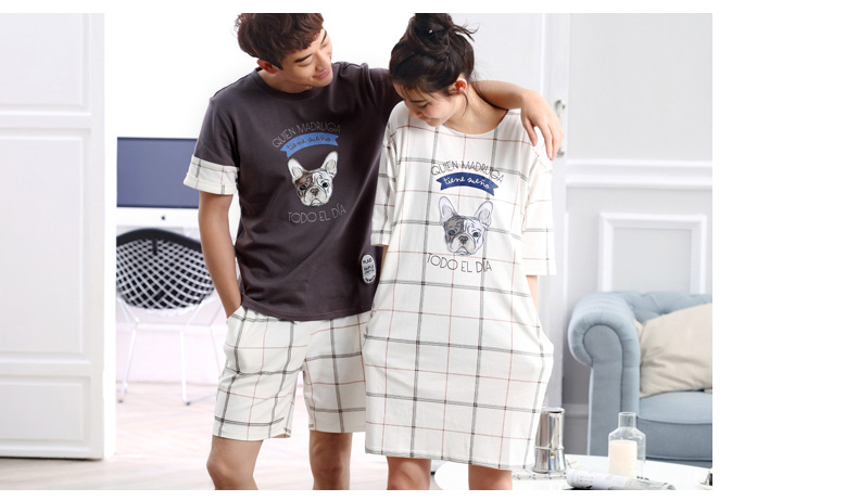 Pyjama mixte en Coton à manche courte - Ref 3005170 Image 16