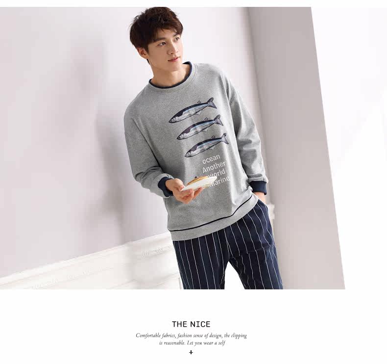 Pyjama mixte en Coton à manches longues - Ref 3005230 Image 35