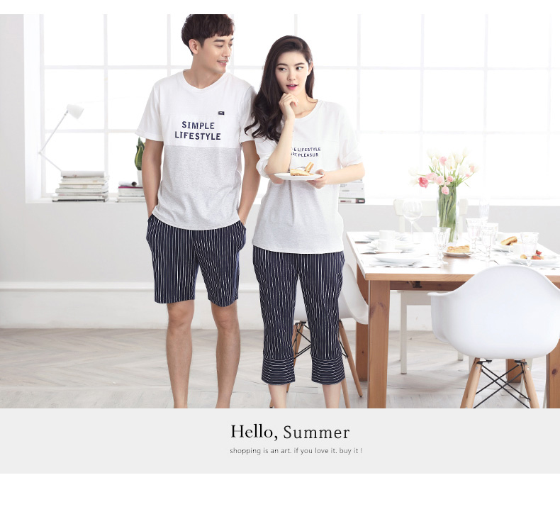 Pyjama mixte en Coton à manche courte - Ref 3005193 Image 46