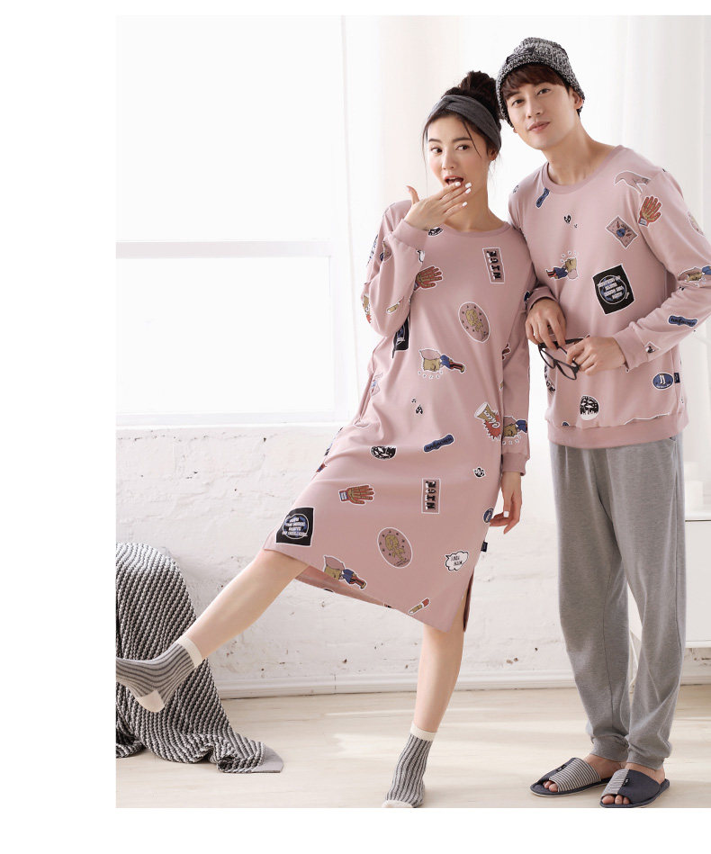 Pyjama mixte en Coton à manches longues - Ref 3005091 Image 9