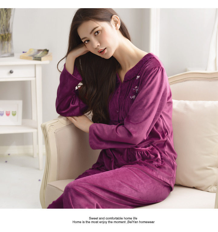 Pyjama pour femme à manches longues - Ref 2993203 Image 8