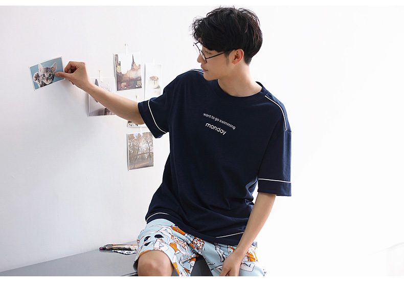 Pyjama mixte en Coton à manche courte - Ref 3005158 Image 15