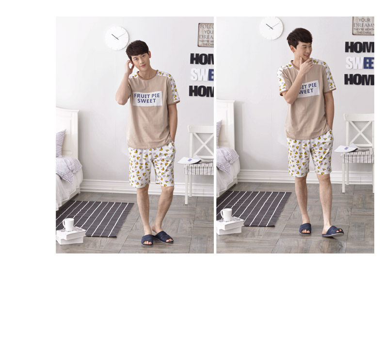 Pyjama mixte en Coton à manche courte - Ref 3005070 Image 12