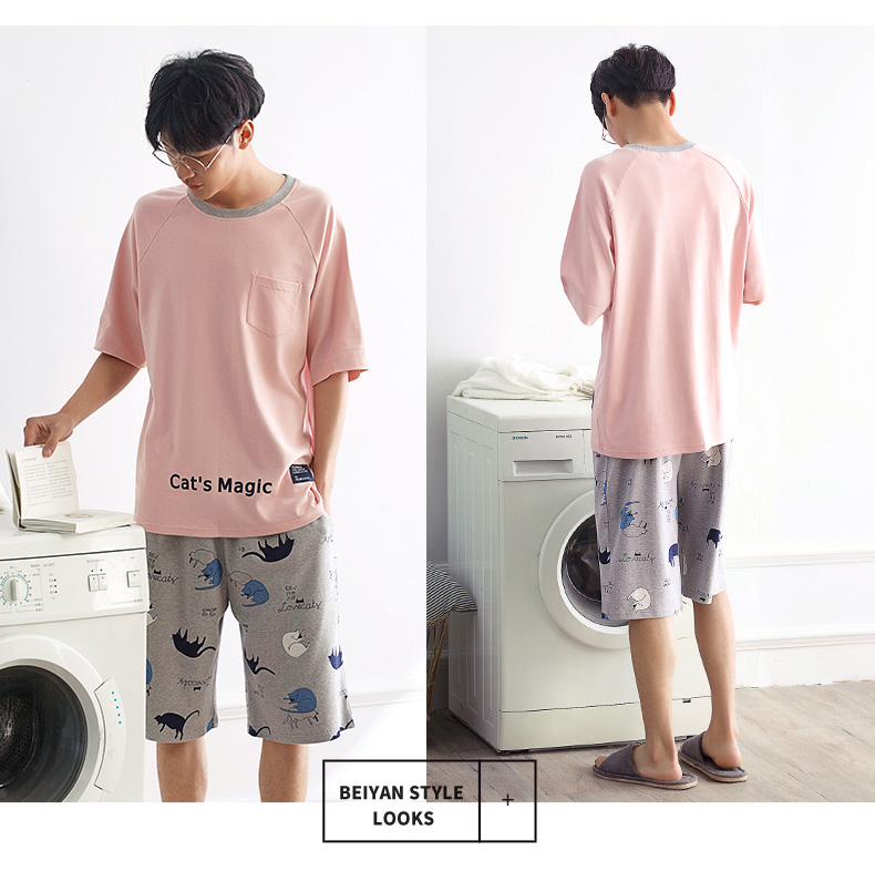 Pyjama mixte en Coton à manche courte - Ref 3005195 Image 22