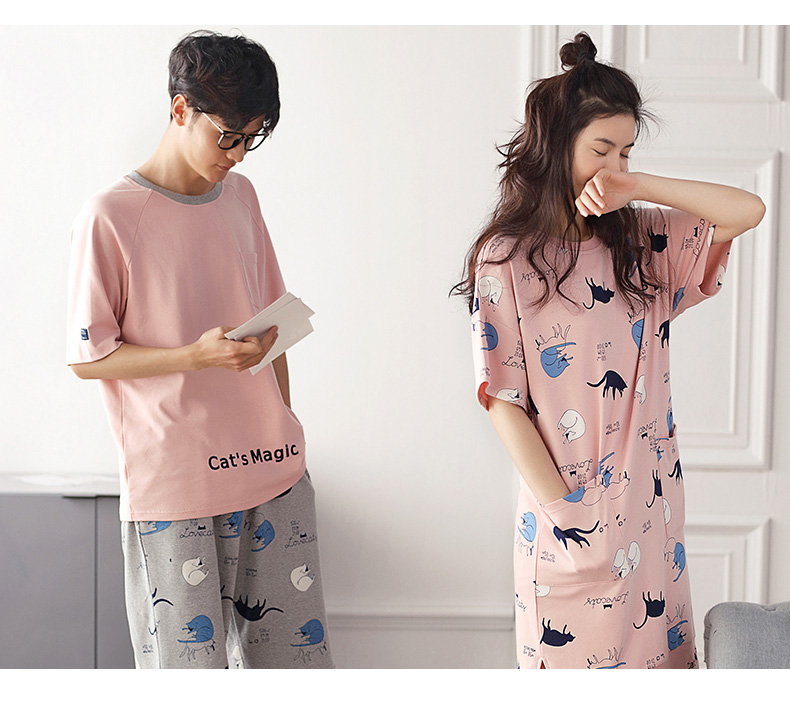 Pyjama mixte en Coton à manche courte - Ref 3005195 Image 21