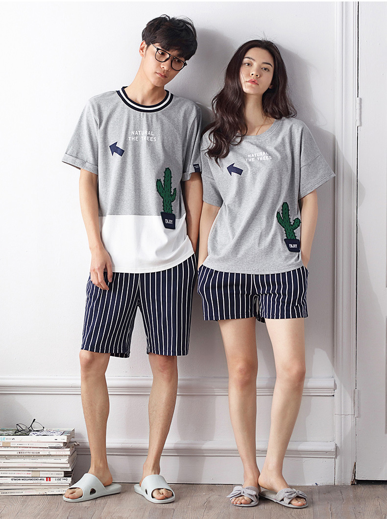 Pyjama mixte en Coton à manche courte - Ref 3005235 Image 14