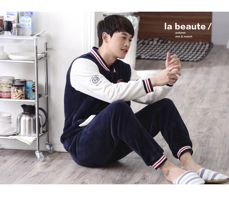 Pyjama mixte en Polyester Polyester  à manches longues - Ref 3005250 Image 7