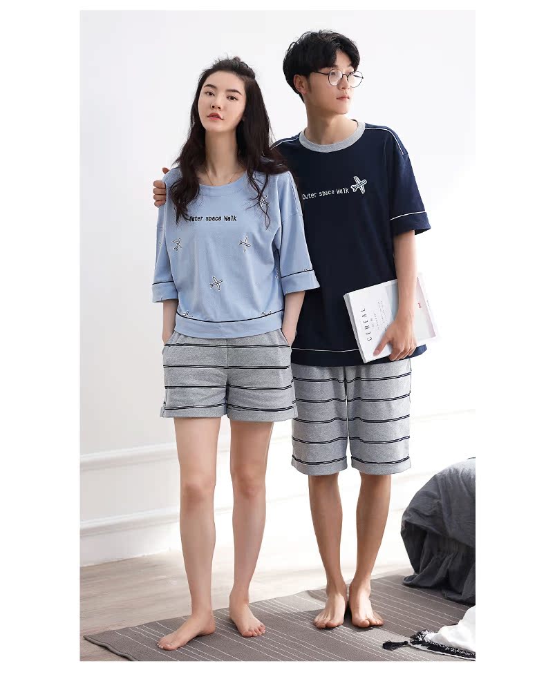 Pyjama mixte en Coton à manche courte - Ref 3005083 Image 12