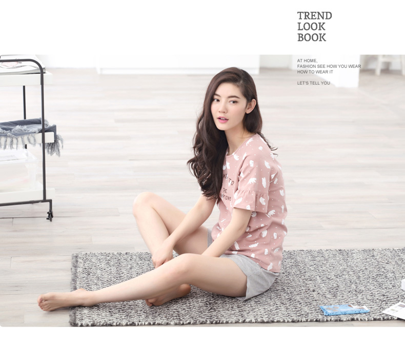 Pyjama mixte en Coton à manche courte - Ref 3005213 Image 36