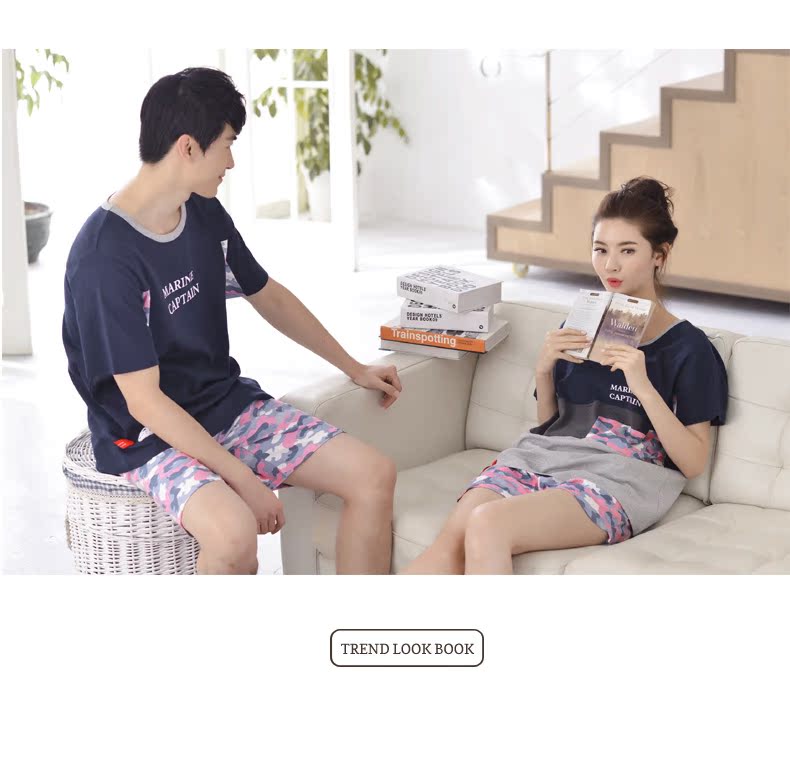 Pyjama mixte en Coton à manche courte - Ref 3005118 Image 11