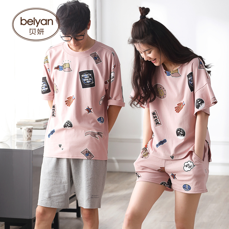 Pyjama mixte en Coton à manche courte - Ref 3005133 Image 5