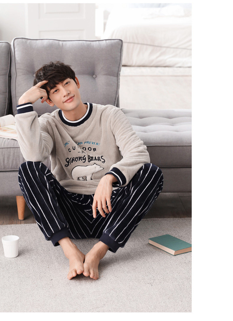 Pyjama mixte en Polyester Polyester  à manches longues - Ref 3005090 Image 13