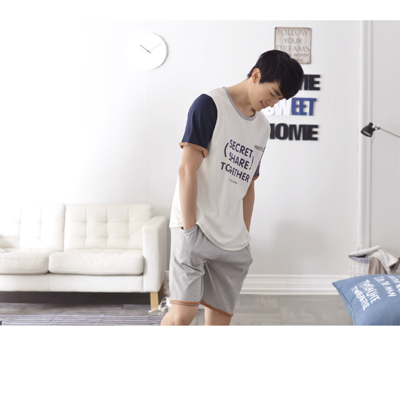 Pyjama mixte en Coton à manche courte - Ref 3005213 Image 11