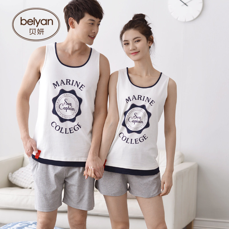 Pyjama mixte en Coton à sans manches - Ref 3005157 Image 4