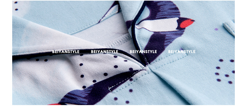 Pyjama mixte en Coton à manche courte - Ref 3005163 Image 49