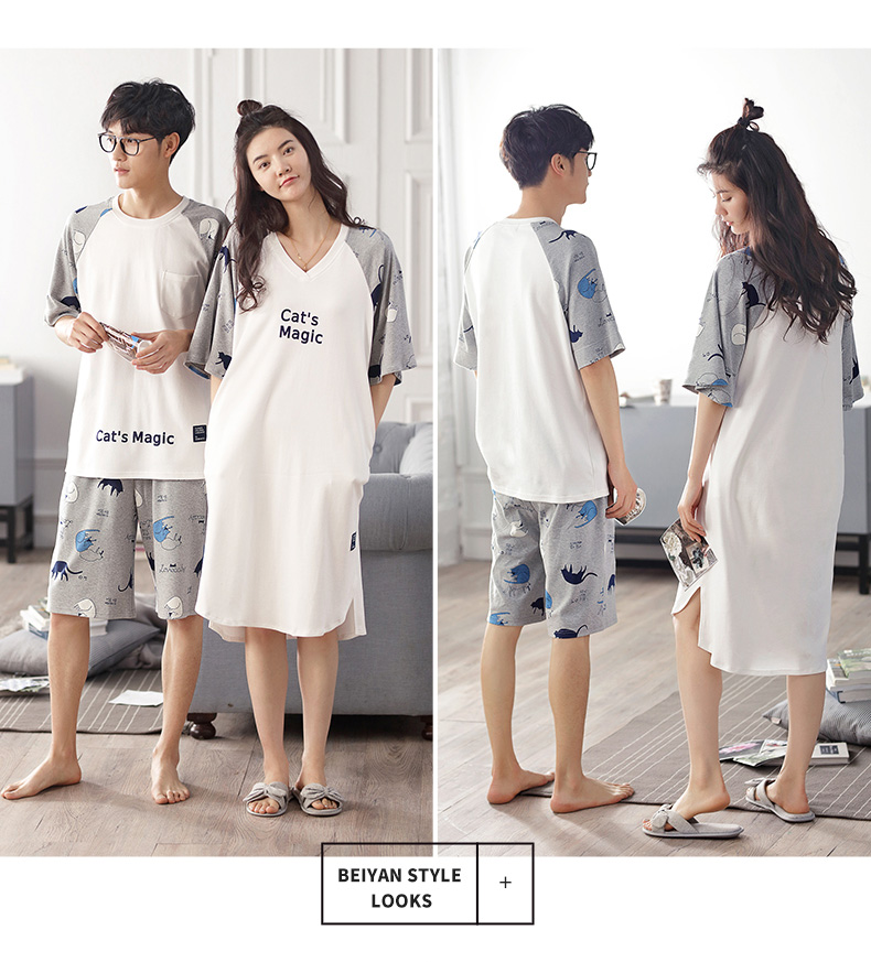 Pyjama mixte en Coton à manche courte - Ref 3005190 Image 20