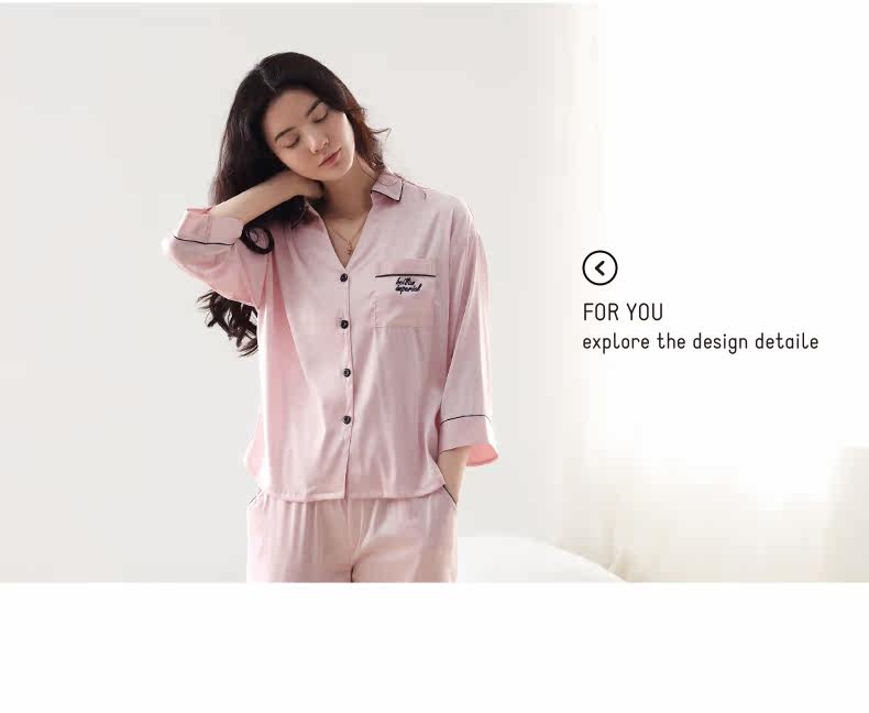 Pyjama pour femme en Polyester Polyester  à manches - Ref 2993218 Image 8